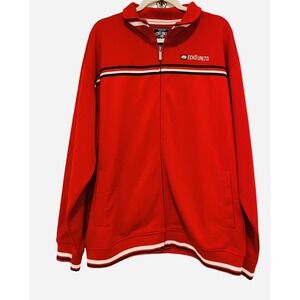 JACKET Ecko Unlimited Men’s Full Zip Rhino Size XL Red White Blue Long Sleeve